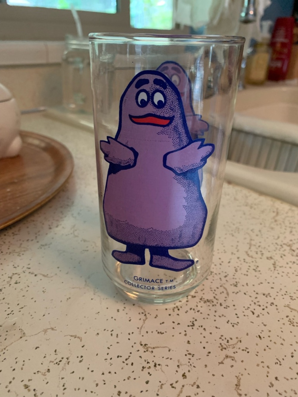Grimace Collector Series Glass - Purple Character Glasswear - Picture 2 of 7